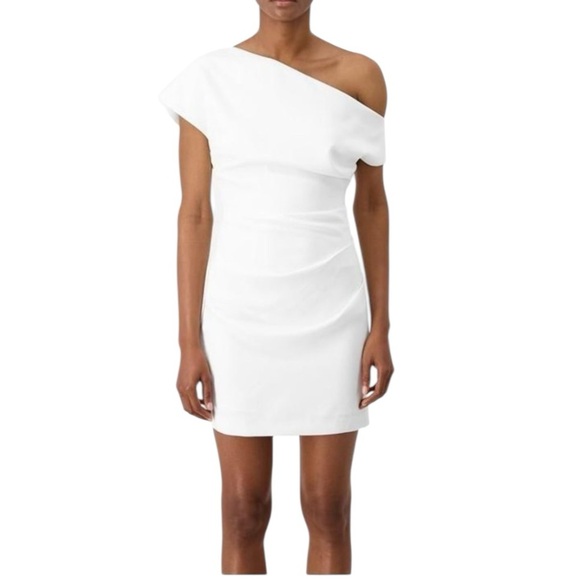 Bardot Letita White Orchid Mini Dress US8 - Picture 6 of 13